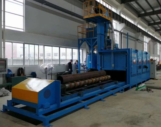 大连喷砂机在管道除锈中的现场施工应用